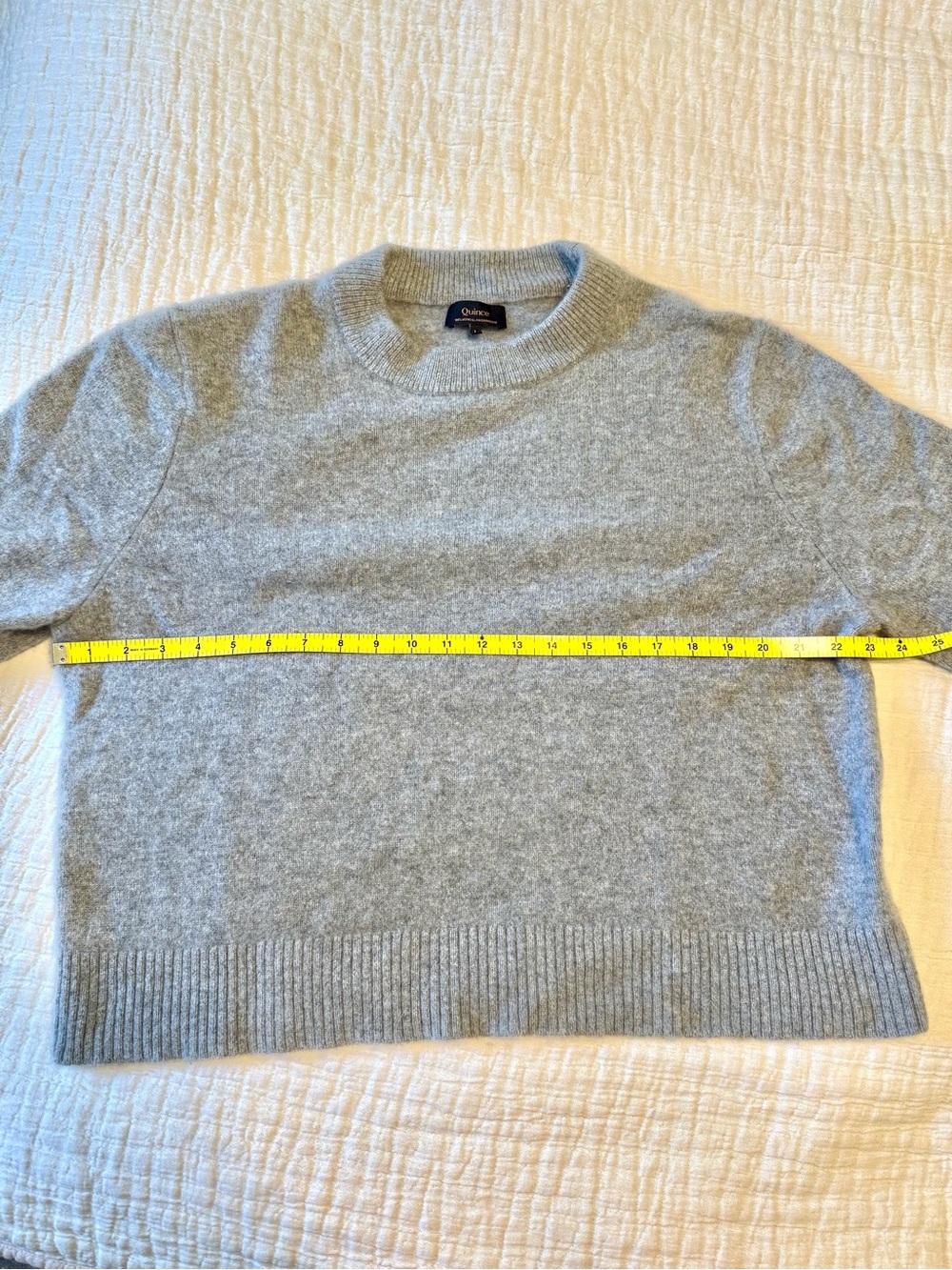 Quince Mongolian Cashmere Oversized Crewneck Sweater, size Large - Picture 9 of 11